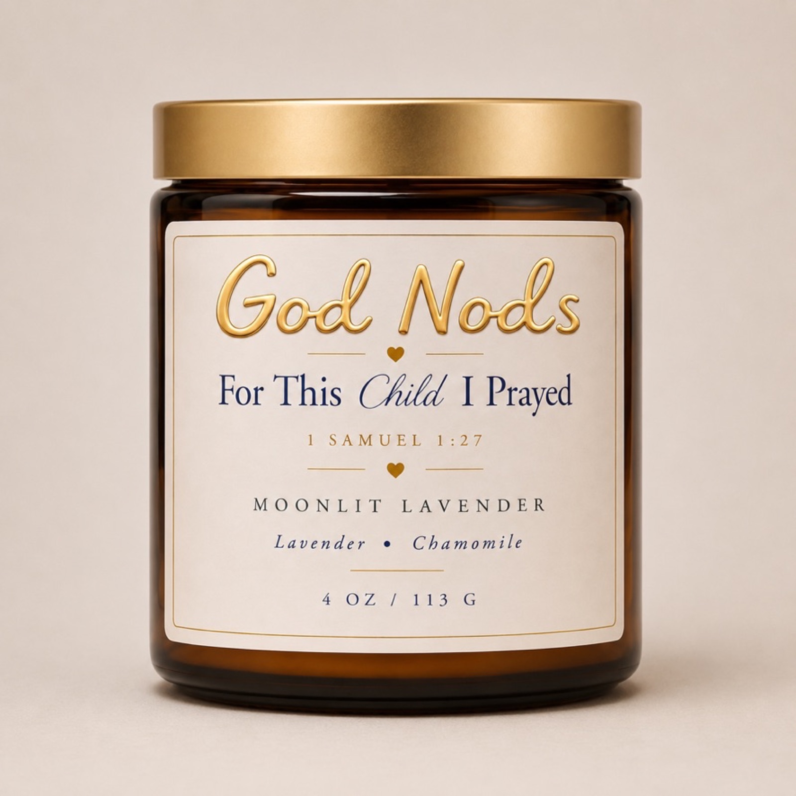 For This Child I Prayed candle